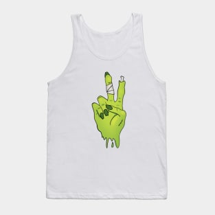 ZOMBIE PEACE SIGN Tank Top